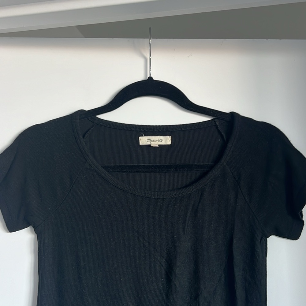 Short sleeve Rib Knit Tee - Picture 2 of 2